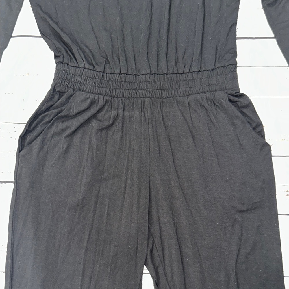 Nicole‎ Miller Black Stretch Body Jumpsuit Sz. XS - Picture 4 of 6